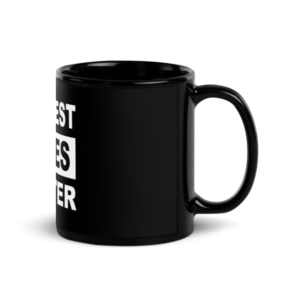 Interest Rates Matter Black Glossy Mug - Image 3